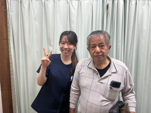患者さん写真　足の痛み　上囿（東郷さん）
