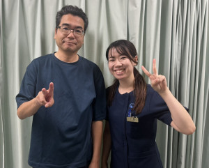 患者さん写真　H.H　左半身痺れ