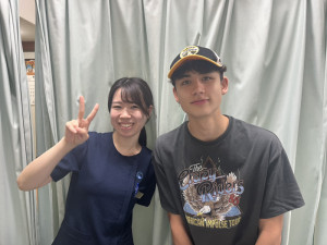 患者さん写真　上囿（坂井　海さん）頭痛